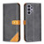 For Samsung Galaxy A32 5G Color Matching Double Sewing Thread Leather Phone Case(Black)