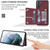 For Samsung Galaxy S21 5G Line Card Holder Phone Case(Wine Red)