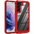 For Samsung Galaxy S21+ 5G TPU + PC Lens Protection Phone Case(Red)