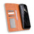 For Oukitel WP18 Magnetic Buckle Retro Texture Leather Phone Case(Brown)