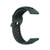For Huawei Watch GT2 / Honor Magic Watch 2 46mm Universal Sports Two-tone Silicone Watch Band(Olive Green+Black)