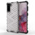 For Samsung Galaxy S21 5G Shockproof Honeycomb PC + TPU Protective Case(White)