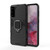 For Samsung Galaxy S21 5G PC + TPU Shockproof Protective Case with Magnetic Ring Holder(Black)