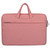 Breathable Wear-resistant Shoulder Handheld Zipper Laptop Bag, For 13.3 inch and Below Macbook, Samsung, Lenovo, Sony, DELL Alienware, CHUWI, ASUS, HP (Pink)