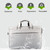 Breathable Wear-resistant Thin and Light Fashion Shoulder Handheld Zipper Laptop Bag with Shoulder Strap, For 13.3 inch and Below Macbook, Samsung, Lenovo, Sony, DELL Alienware, CHUWI, ASUS, HP(Grey)