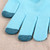 HAWEEL Three Fingers Touch Screen Gloves for Men, For iPhone, Galaxy, Huawei, Xiaomi, HTC, Sony, LG and other Touch Screen Devices(Blue)