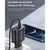 awei PD7 20W QC + PD Fast Charging Travel Charger Power Adapter, EU Plug (Black)