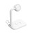 adj-984 2 in 1 Electromagnetic Induction Wireless Charger for Mobile Phones & Apple Watches & AirPods(White)