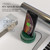 XBX-018 Multi-function 8 Pin + USB-C / Type-C + Micro USB 3 in 1 Phone Charging Holder Stand (Green)