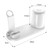 WS6 10W 2 USB Ports + USB-C / Type-C Port Multi-function Desk Lamp + Qi Wireless Charging Charger (Pink)