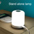 WS6 10W 2 USB Ports + USB-C / Type-C Port Multi-function Desk Lamp + Qi Wireless Charging Charger (Pink)