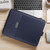 4 in 1 Universal Waterproof PU Leather Laptop Liner Bag with Handle & Stand & Pen Holder + 2 Winders + Mouse Bag + Charger Bag Set for 11/12 inch laptops(Dark Blue)