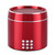 PTH-02 Portable True Wireless Stereo Mini Bluetooth Speaker with LED Indicator & Sling(Red)