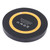 Universal QI Standard Round Wireless Charging Pad (Black + Orange)