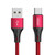 JOYROOM S-1030N1 N1 Series 1m 3A USB to USB-C / Type-C Data Sync Charge Cable (Red)