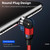 2m 2A Output USB to USB-C / Type-C Nylon Braided Rotate Magnetic Charging Cable(Black)