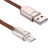 1m 2A USB-C / Type-C to USB 2.0 Data Sync Quick Charger Cable(Brown)