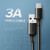 UGREEN 3A Max Output USB to USB-C / Type-C PVC Fast Charging Sync Data Cable, Length: 1.5m (White)