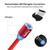 TOPK AM23 1m 2.4A Max USB to Micro USB Nylon Braided Magnetic Charging Cable with LED Indicator(Red)