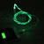 LED Flowing Light 1m USB A to Type-C Data Sync Charge Cable, For Galaxy, Huawei, Xiaomi, LG, HTC and Other Smart Phones(Green)