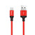 hoco X14 2m Nylon Braided Aluminium Alloy Micro USB to USB Data Sync Charging Cable(Red)