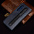 For Samsung Galaxy Z Fold3 5G Retro Crazy Horse Texture Horizontal Flip Leather Case with Pen Slot(Blue)