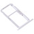 SIM Card Tray + SIM Card Tray / Micro SD Card Tray for Honor 9X Lite (Silver)