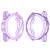 Suitable for Garmin Fenix 5 & 5 Plus transparent TPU Silica Gel Watch Case(Transparent purple)