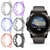 Suitable for Garmin Fenix 5 & 5 Plus transparent TPU Silica Gel Watch Case(Transparent purple)