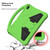 For Lenovo Tab 4 10 Plus TB-X704F/N/L/V EVA Flat Anti Falling Protective Case Shell with Holder(Green)