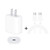 2 in 1 Single USB-C / Type-C Port Travel Charger + 3A PD 3.0 USB-C / Type-C to USB-C / Type-C Fast Charge Data Cable Set, Cable Length: 2m(US Plug)
