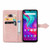 For Doogee X96 Pro Mandala Flower Embossed Horizontal Flip Leather Case with Holder & Three Card Slots & Wallet & Lanyard(Rose Gold)