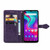 For Doogee X96 Pro Mandala Flower Embossed Horizontal Flip Leather Case with Holder & Three Card Slots & Wallet & Lanyard(Purple)