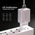 ENKAY Hat-Prince T030 18W 3A PD + QC3.0 Dual USB Fast Charging Power Adapter EU Plug Portable Travel Charger With 1m 3A Type-C Cable