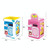 8001 Fingerprint Sensor Unlock ATM Piggy Bank Automatic Rolling Money Simulation Password Safe Toy(Big-headed Rat Pink)