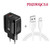 PD25W USB-C / Type-C + QC3.0 USB Dual Ports Fast Charger with USB to Type-C Data Cable, EU Plug(White)