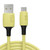 ENKAY Hat-Prince ENK-CB1102 3A USB to USB-C / Type-C Silicone Data Sync Fast Charging Cable, Cable Length: 1.8m(Yellow)
