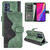 For TCL 30 SE / 305 / 306 Stitching Horizontal Flip Leather Phone Case(Green)