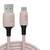 ENKAY Hat-Prince ENK-CB1101 5A USB to USB-C / Type-C Silicone Super Fast Charging Cable, Cable Length: 1.2m(Pink)