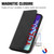 For TCL 30 SE Retro Skin Feel Magnetic Horizontal Flip Leather Phone Case(Black)