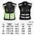 GHOST RACING GR-Y06 Motorcycle Riding Vest Safety Reflective Vest, Size: M(Fluorescent Green)