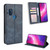 For Motorola One Hyper Magnetic Buckle Retro Crazy Horse Texture Horizontal Flip Leather Case with Holder & Card Slots & Photo Frame(Blue)