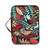 Creative Zipper Multi-function Portable Tablet 14 Inch Computer Bag File Waterproof Nylon Storage(Black and Red)