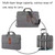 Multifunctional Wear-resistant Shoulder Handheld Laptop Bag, Size: 17 - 17.3 inch(Gray)