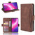 For Motorola One Hyper  Wallet Style Skin Feel Calf Pattern Leather Case with Separate Card Slots & Holder & Wallet & Photo Frame(Brown)