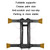 WEST BIKING Portable Bicycle Parking Display Stand(Black)