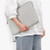 Baona BN-Q004 PU Leather Laptop Bag, Colour: Double-layer Gray, Size: 13/13.3/14 inch