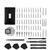 JM-8172 73 In 1 Combination Screwdriver Set Mobile Phone Computer Game Machine Model Removal Tool