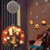 2 PCS Halloween Star String Light Show Window Horror Decoration LED Battery Powered Hanging Lamp(Ghost)