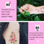 50 PCS Literary Small Fresh Flower Tattoo Sticker Rose Waterproof Lasting Arm Sticker(Q-031)